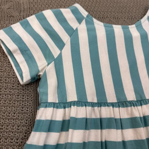 Hanna Andersson Striped Blue and White Kids Top ~ 140/10 - Picture 2 of 9